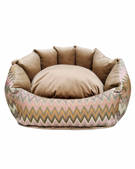 Elite Puppy | Shell Mand Zigzag Taupe