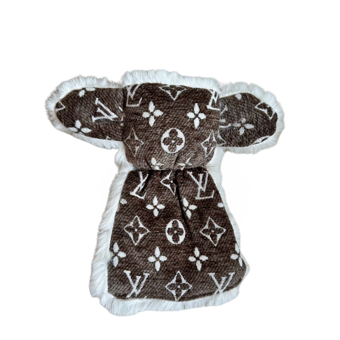 Knuffeldoekje voor Hondjes in Beervorm - luxe print