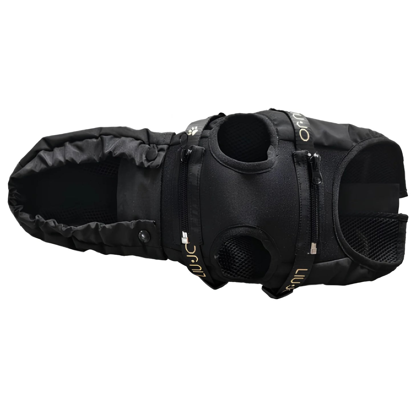Liu Jo Pets | Regenjasje met Ingebouwde Harness – Nero