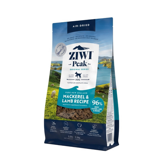 Ziwi Peak | Air-Dried hondenvoeding Makreel & Lam
