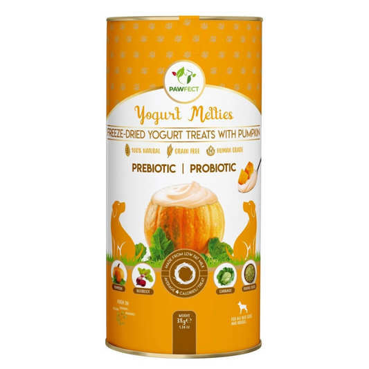 Pawfect | Freeze Dried Yoghurt hondensnack - Pompoen