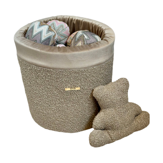 Elite Puppy | Speelgoedmand Teddy + Bijpassend Beertje