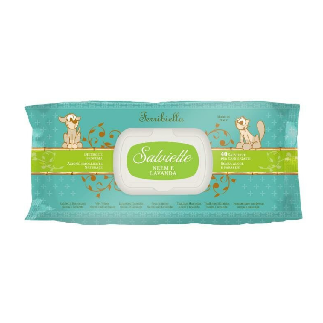 Ferribiella Wet Wipes Neem E Lavanda