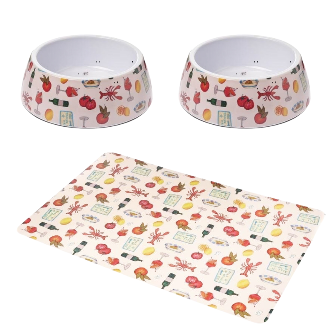 Ferribiella Les Gourmands – Melamine Hondenbakjes met Placemat