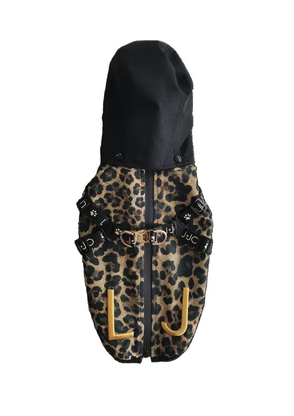 Liu Jo Pets | Regenjasje met Ingebouwde Harness – Nero Macula