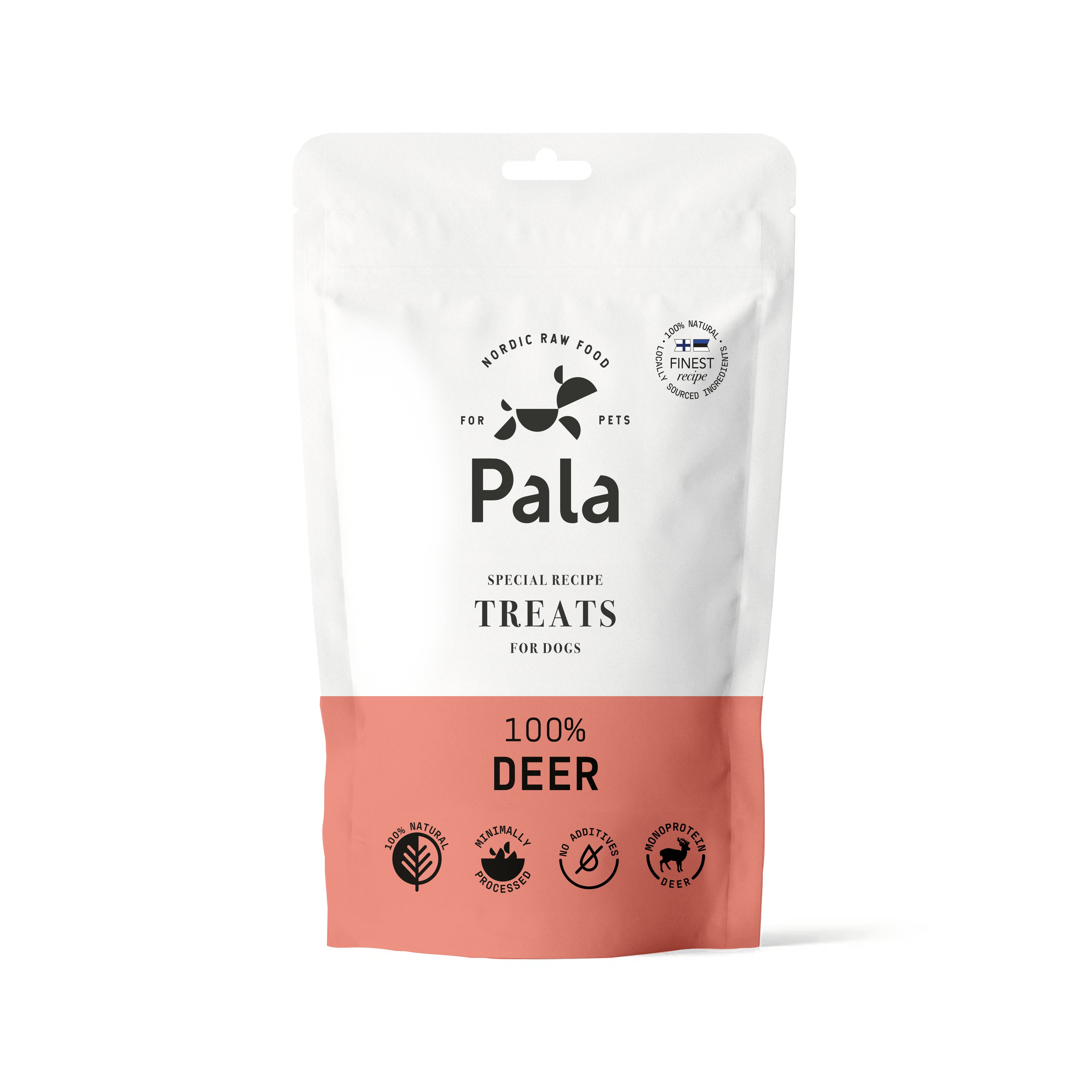 PALA DOG | GENTLY AIR-DRIED DEER TREATS 100 GR