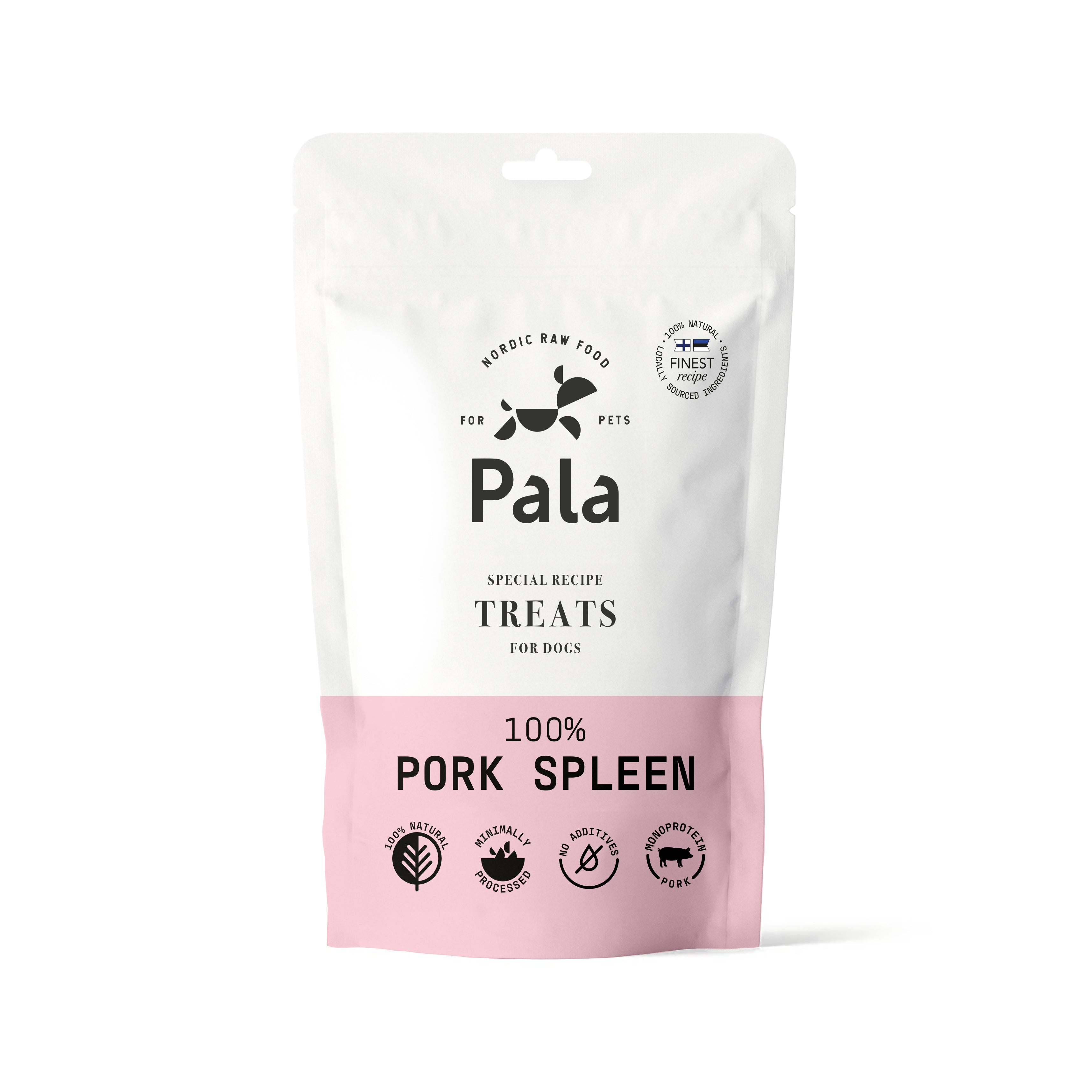PALA DOG | GENTLY AIR-DRIED PORK SPLEEN TREATS 100 GR