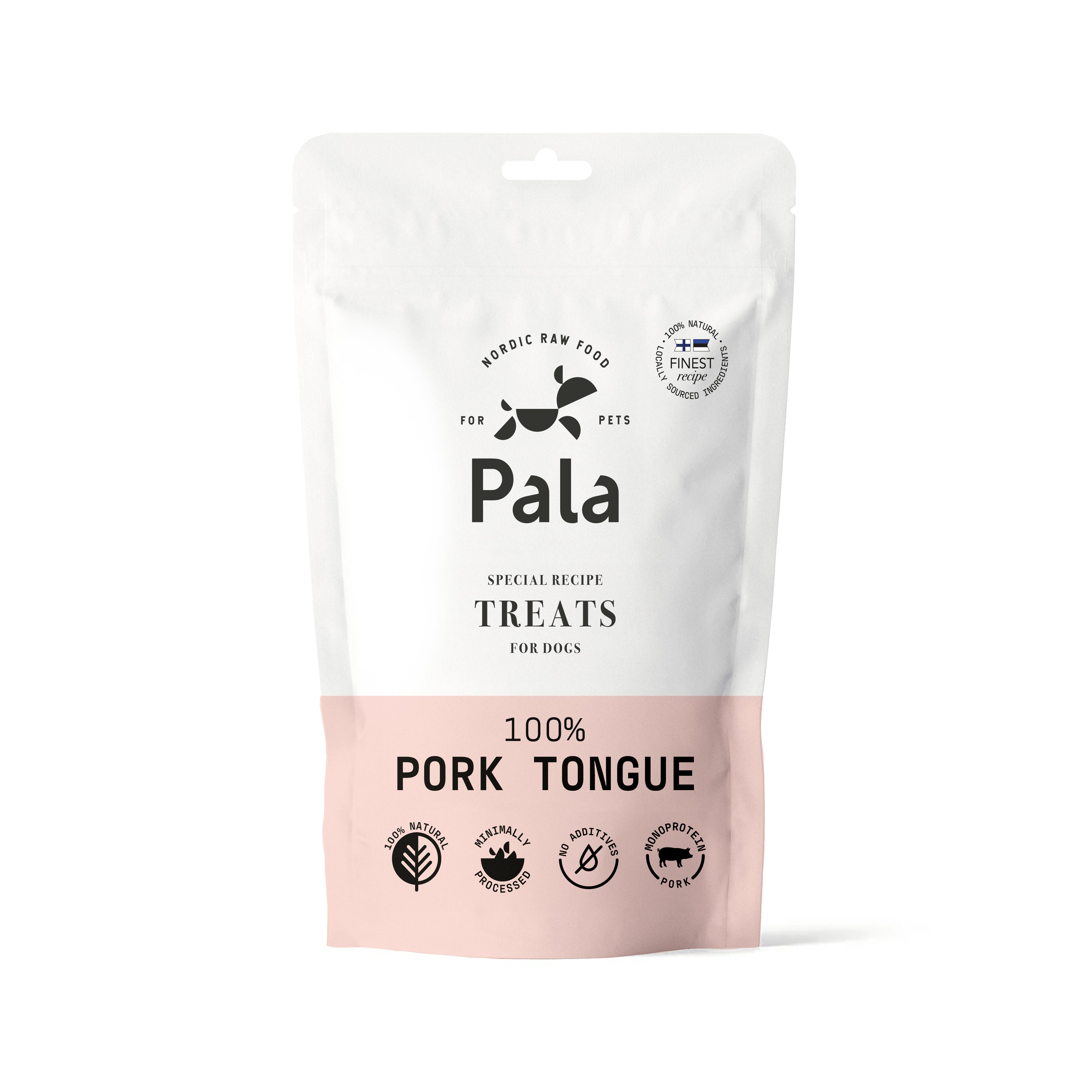 PALA DOG | GENTLY AIR-DRIED PORK TONGUE TREATS 100 GR