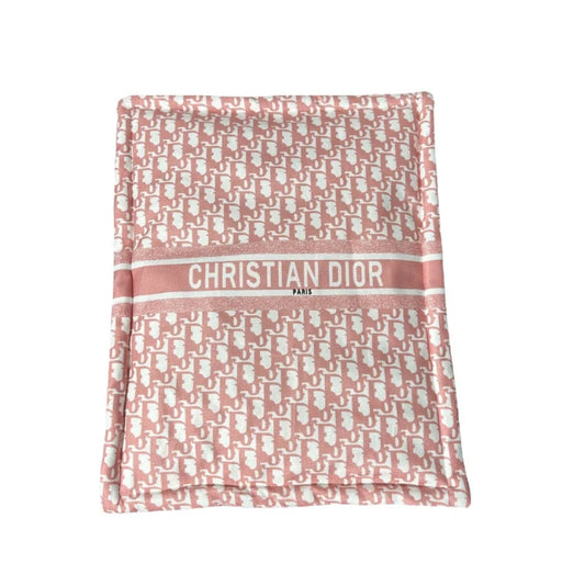 Plaid met DD print roze