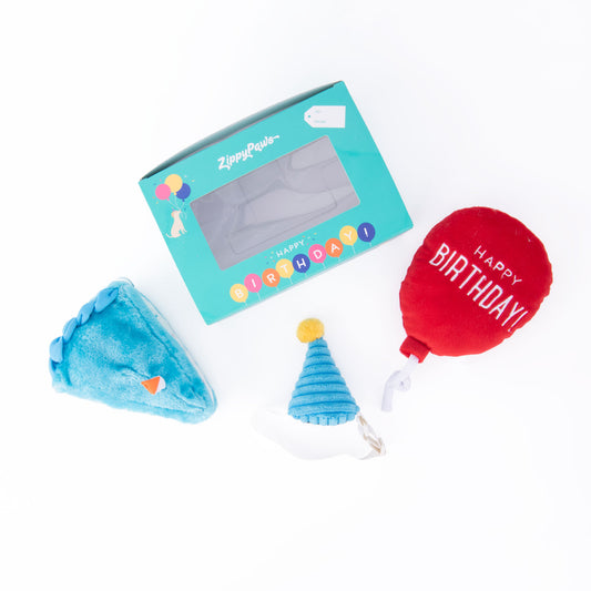 Zippy Paws | Pup Birthday Box Blue