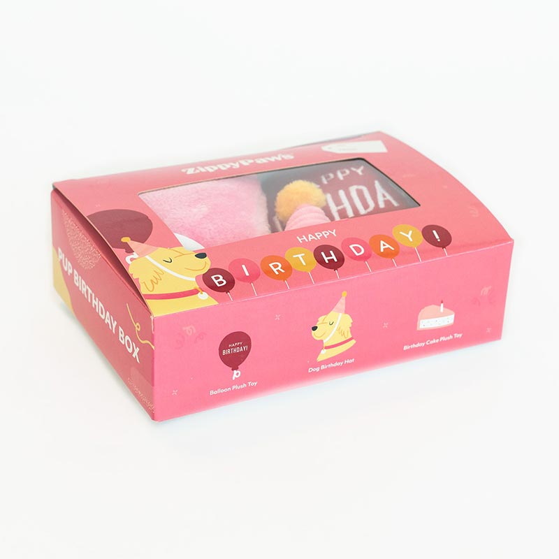 Zippy Paws | Pup Birthday Box Pink