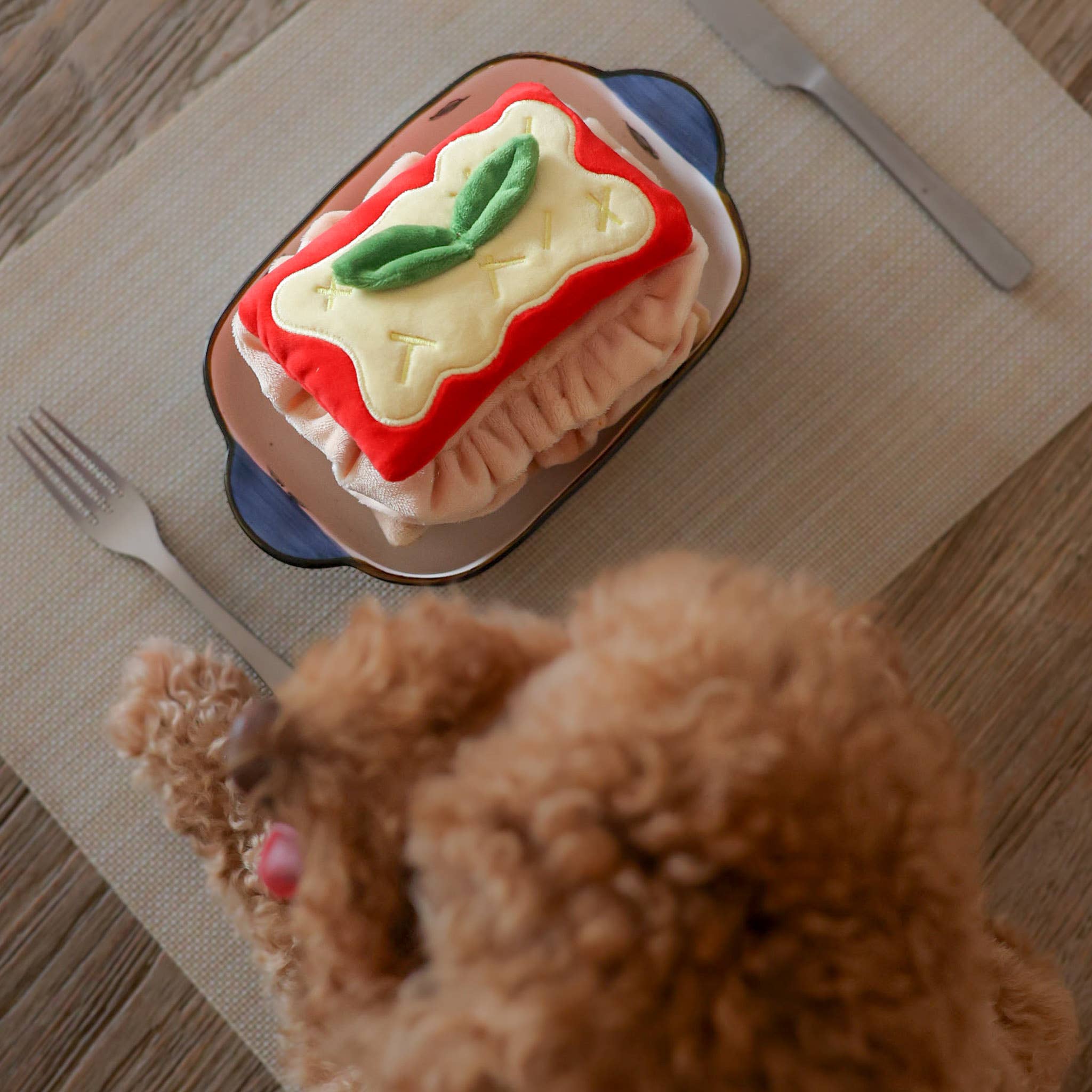 Pups & Bubs Lasagne – Snuffel Speelgoed voor Honden | Neuswerk & Verrijking