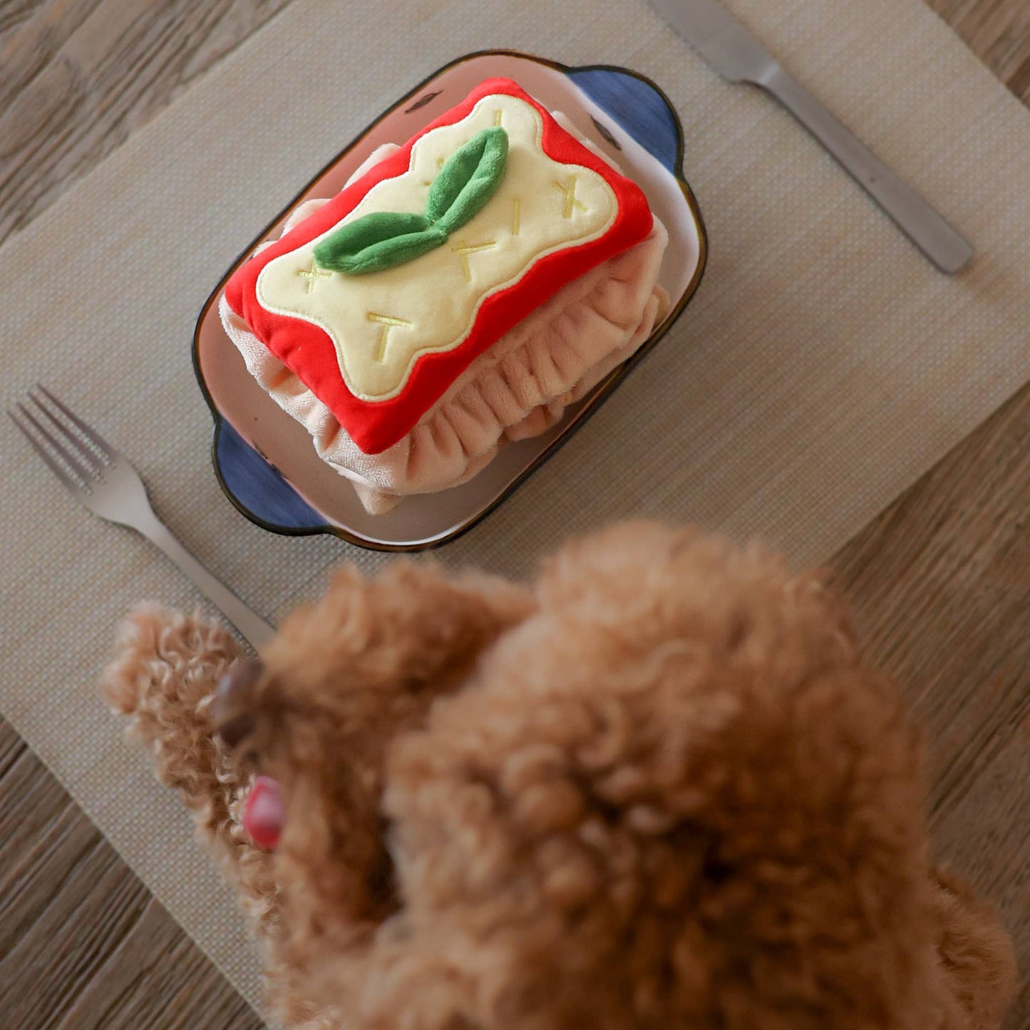 Pups & Bubs Lasagne – Snuffel Speelgoed voor Honden | Neuswerk & Verrijking