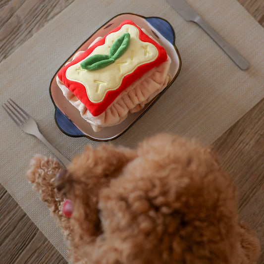 Pups & Bubs Lasagne – Snuffel Speelgoed voor Honden | Neuswerk & Verrijking