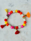 Beads By Cheyenne | EM Anti Vlooien & Teken Kralenband - Colorpup Puppy - Golden Poms