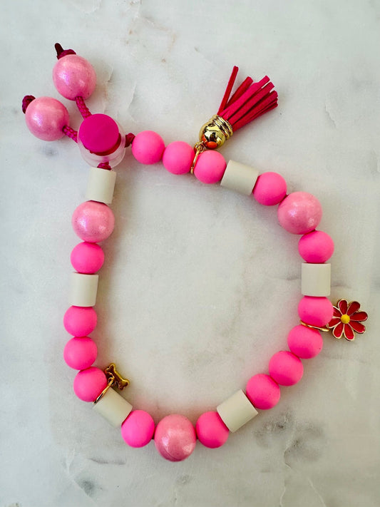 Beads By Cheyenne | EM Anti Vlooien & Teken Kralenband - Pien - Golden Poms