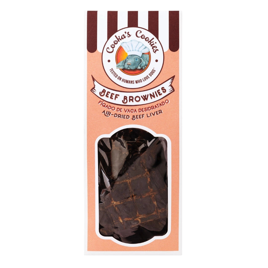 Cooka´s Cookies | Beef Brownies - Luchtgedroogde Runderlever