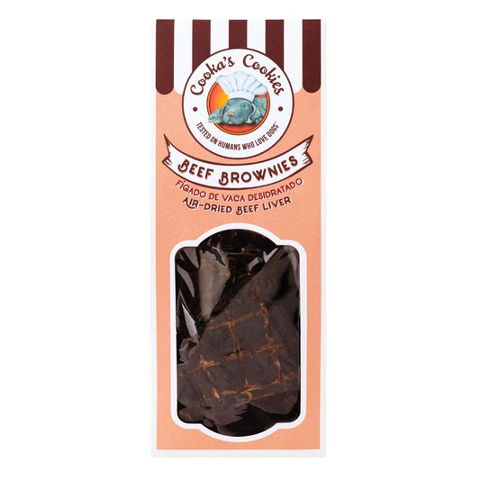 Cooka´s Cookies | Beef Brownies - Luchtgedroogde Runderlever