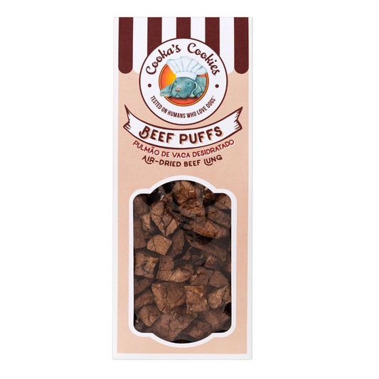 Cooka´s Cookies | Beef Puffs - Luchtgedroogde Runderlong