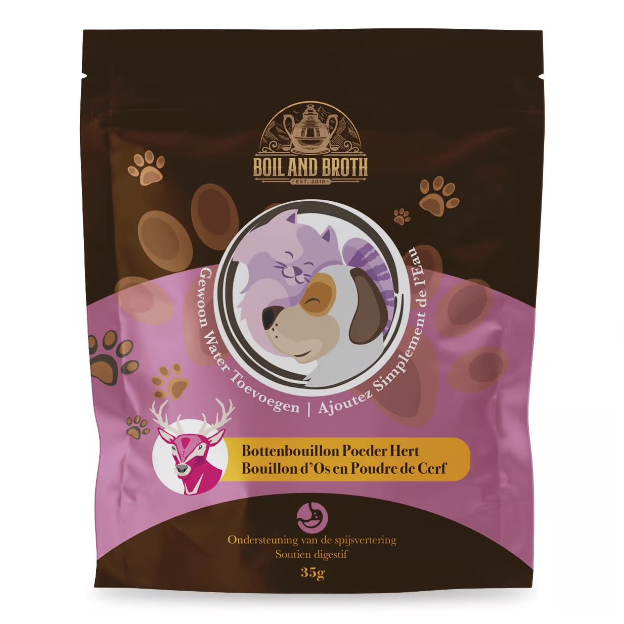 Boil & Broth | Bottenbouillon collageen poeder van Hert - Golden Poms