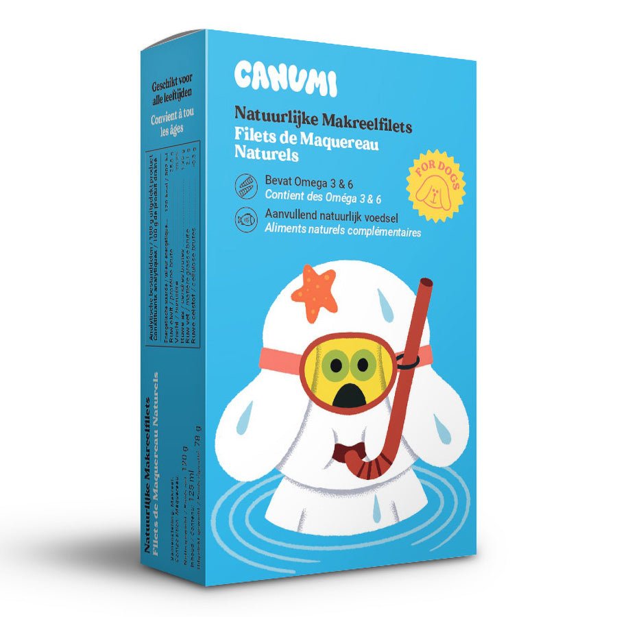 Canumi | Natuurlijke Makreelfilets - Golden Poms