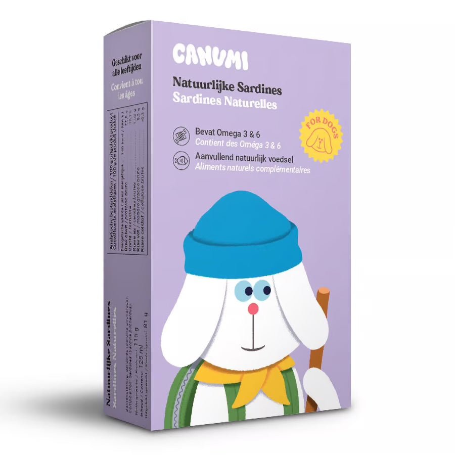 Canumi | Natuurlijke Sardines - Golden Poms