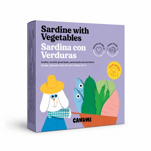 Canumi |  Sardines met groenten