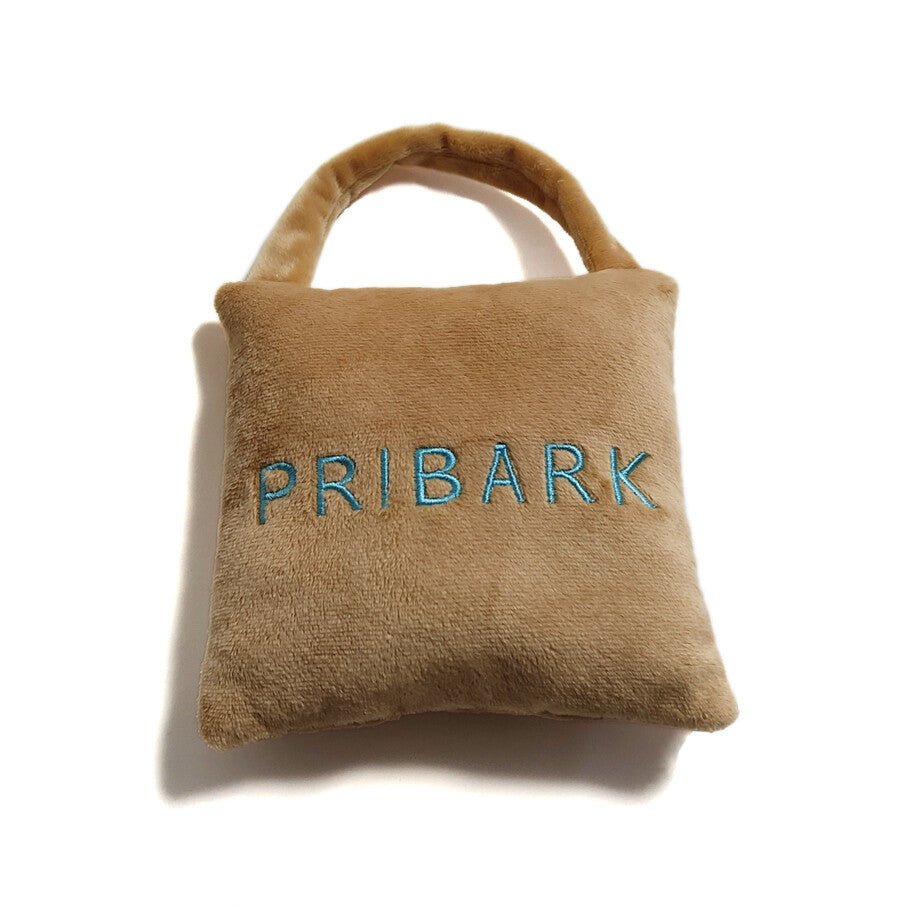CatwalkDog pluche Pribark handtas - Golden Poms