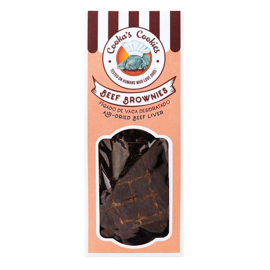 Cooka´s Cookies | Beef Brownies - Luchtgedroogde Runderlever - Golden Poms