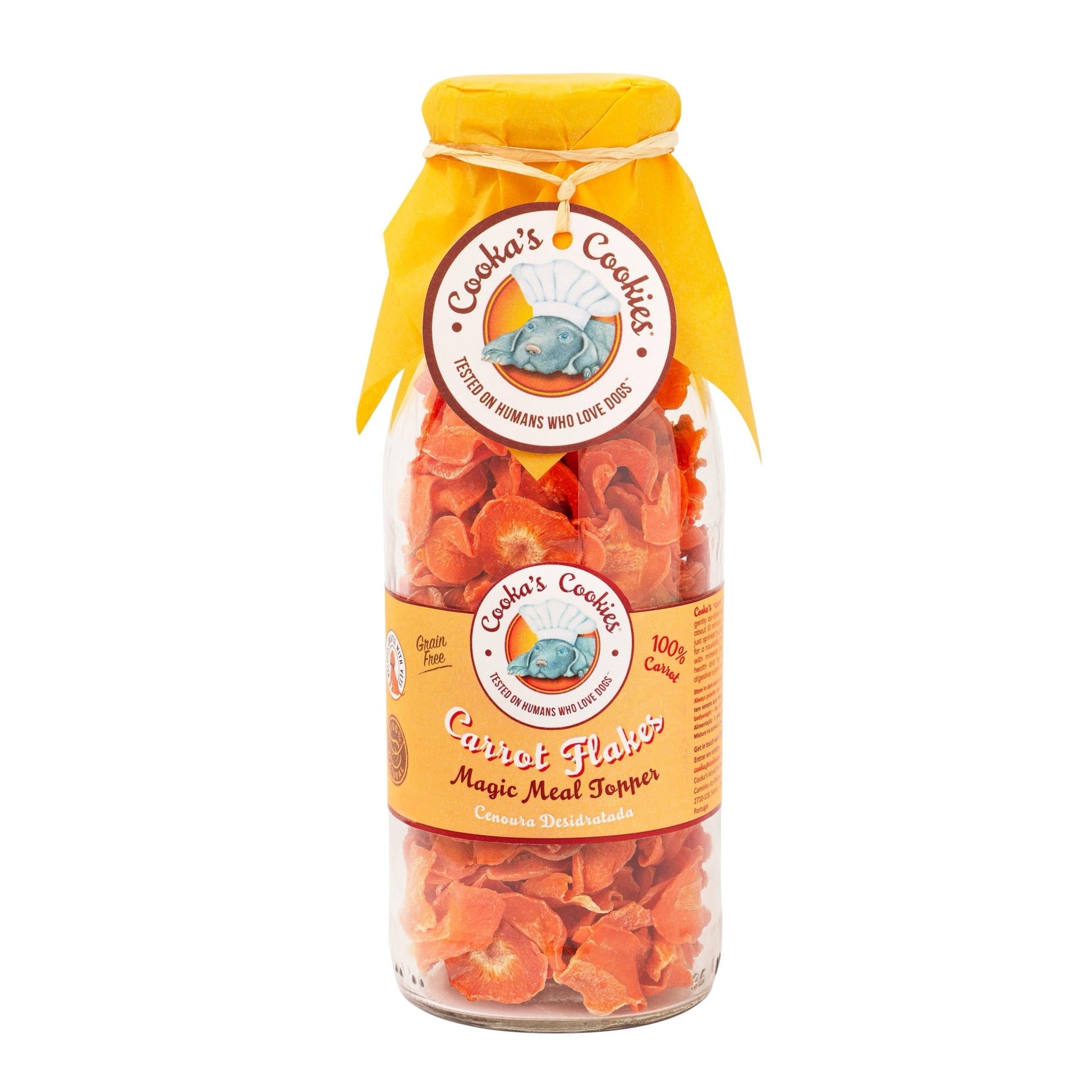 Cooka´s Cookies | Carrot Chips - Luchtgedroogde maaltijdtoppers - Golden Poms