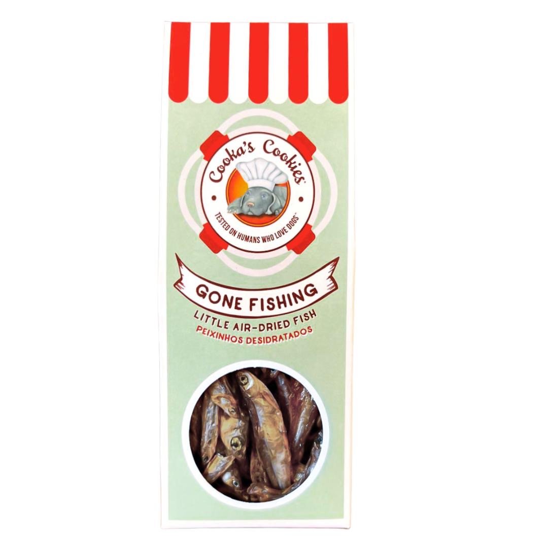 Cooka´s Cookies |Gone Fishing - Luchtgedroogde vis - Golden Poms