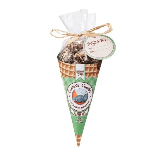 Cooka´s Cookies | Kisses Treats - Sardines en Varken - Golden Poms