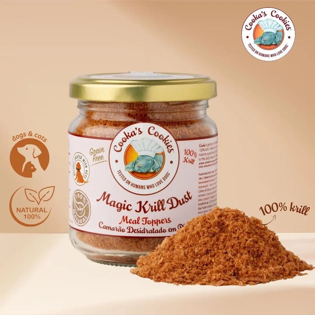 Cooka´s Cookies | Krill Dust - Magische maaltijdtopper - Golden Poms