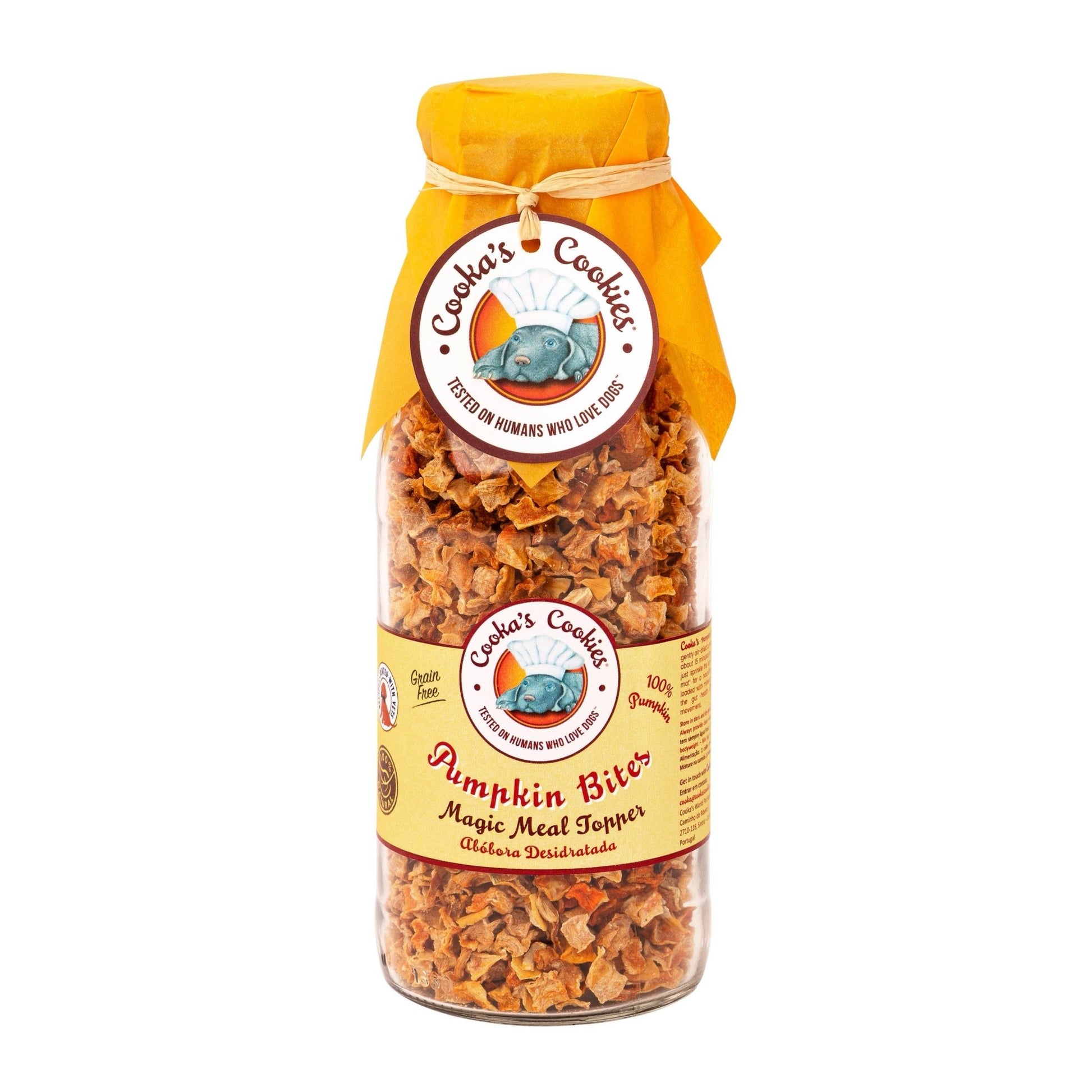 Cooka´s Cookies | Pumpkin Chips - Luchtgedroogde maaltijdtoppers - Golden Poms