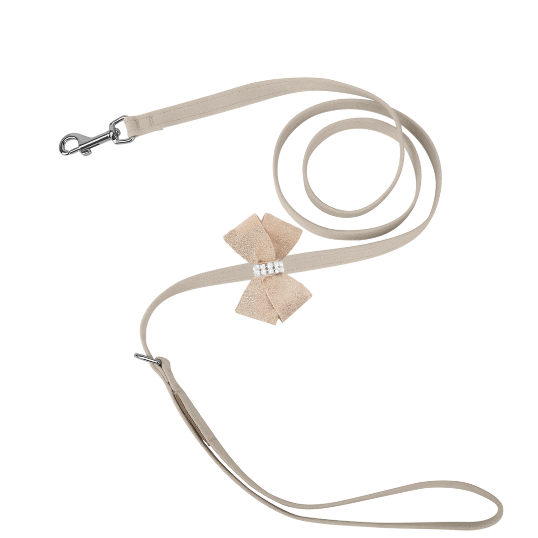 Susan Lanci | Champagne Glitzerati Double Nouveau Bow Leash