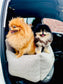 Elite Puppy | Autostoel Soft Grey Tweed - Golden Poms