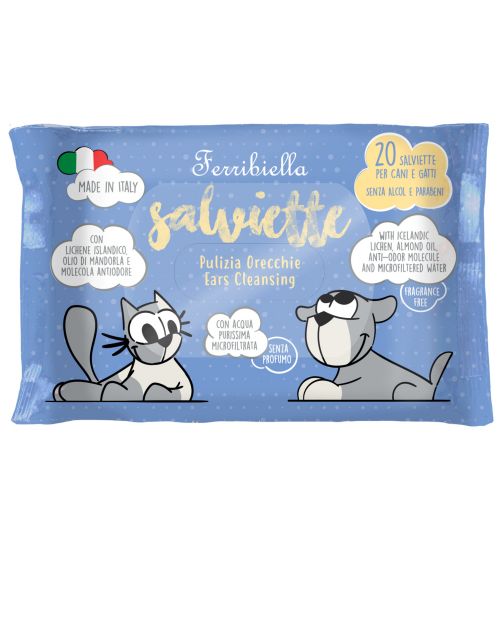 Ferribiella Wet Wipes For Ears - Golden Poms