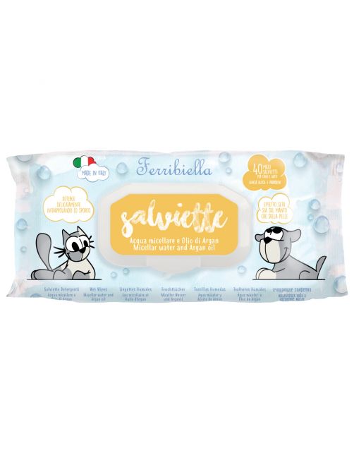 Ferribiella Wet Wipes Micellair Water - Argan Olie - Golden Poms