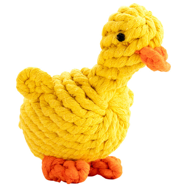 Quack & Tug Flos Eend – Interactief Kauw- & Trekspeelgoed voor Honden