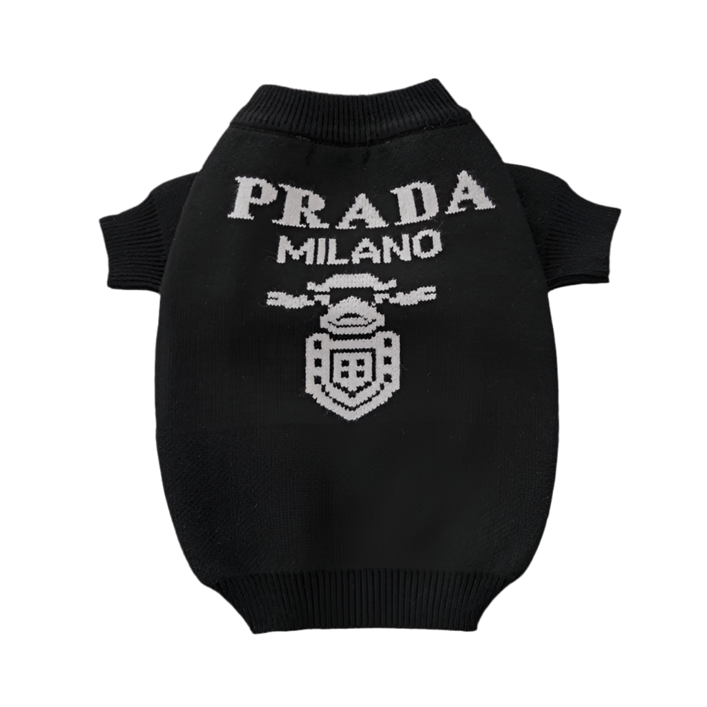 Hondentrui Pawda zwart - Golden Poms