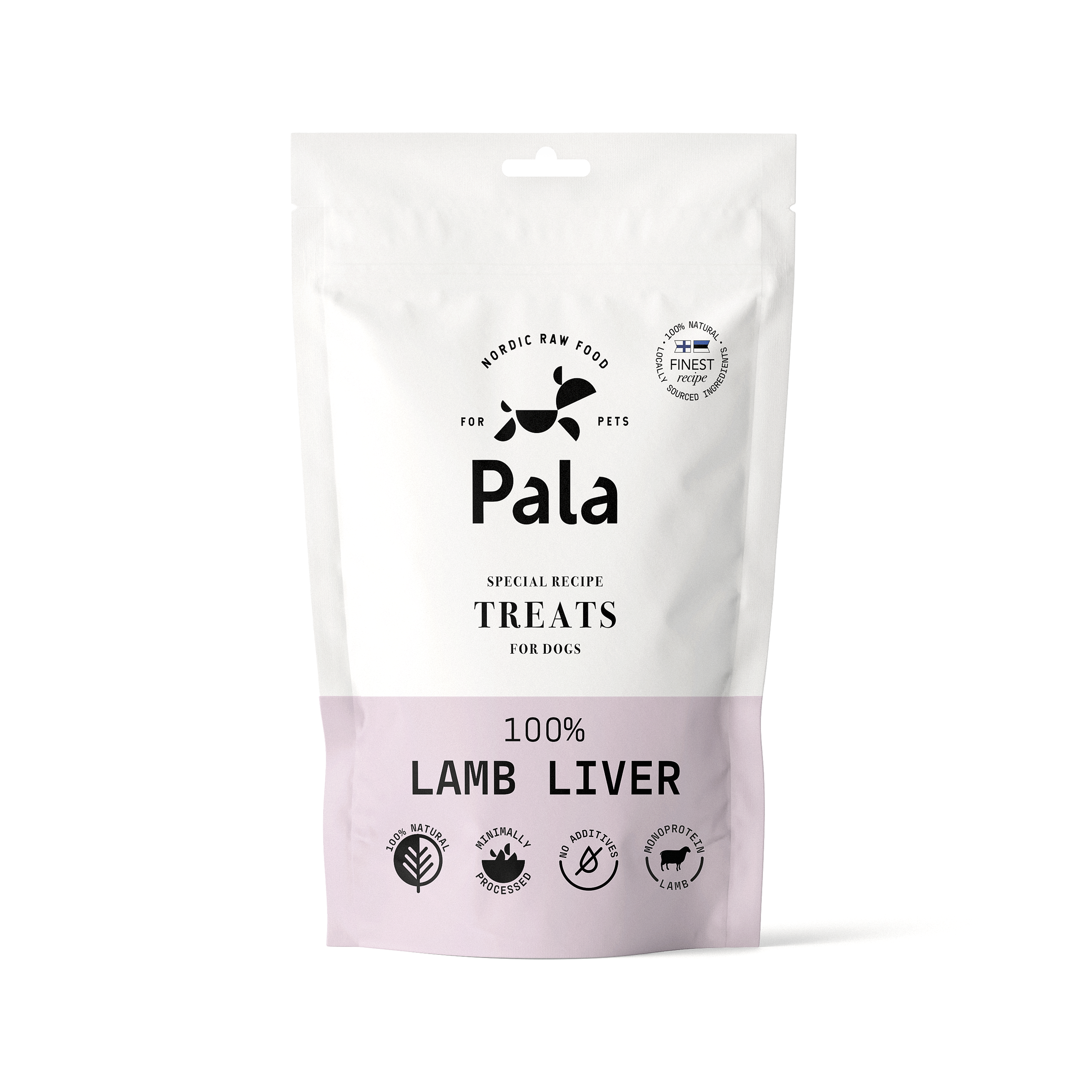 PALA DOG | GENTLY AIR-DRIED LAMB LIVER TREATS 100 GR