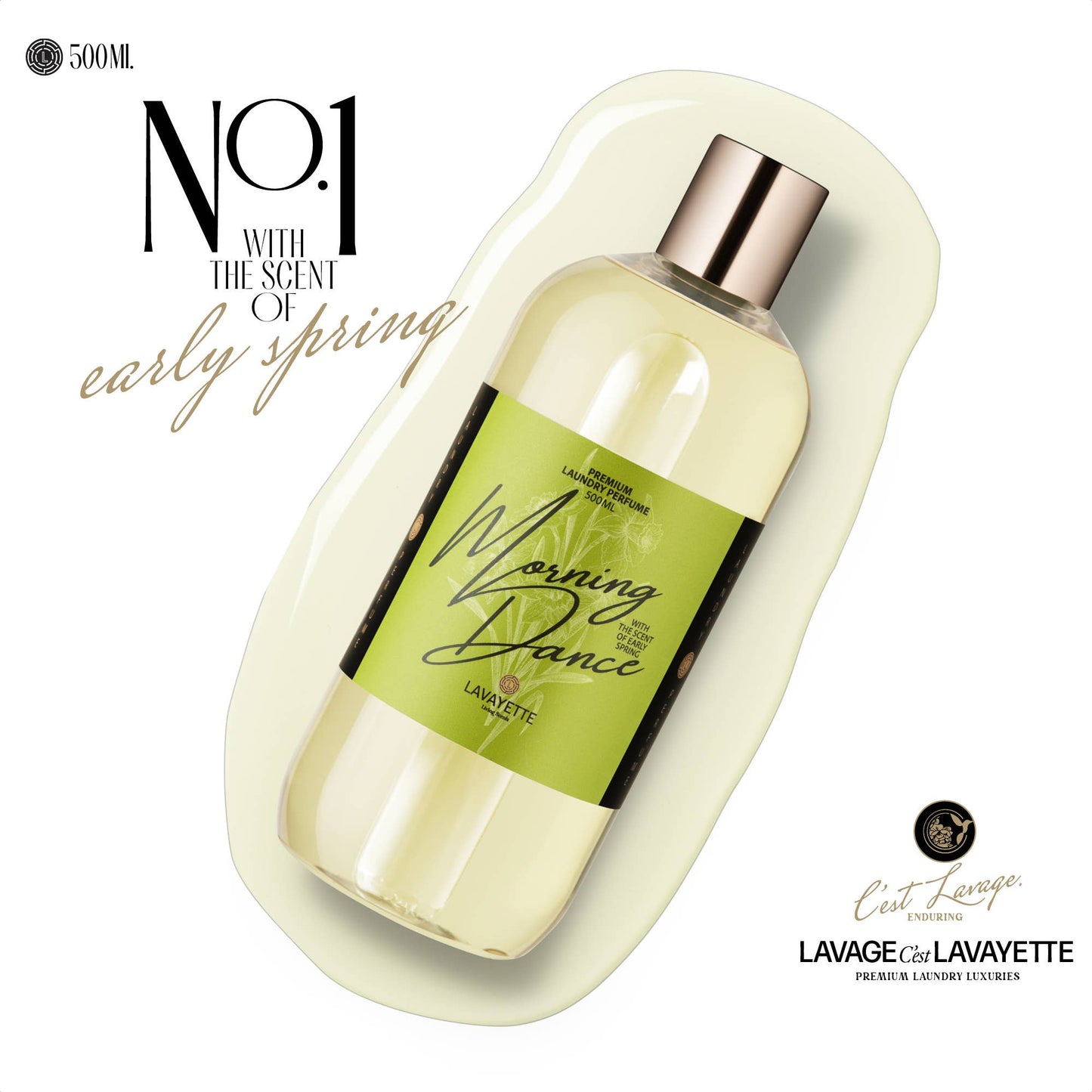 Lavayette - Premium Wasparfum Morning Dance 500ml - Golden Poms