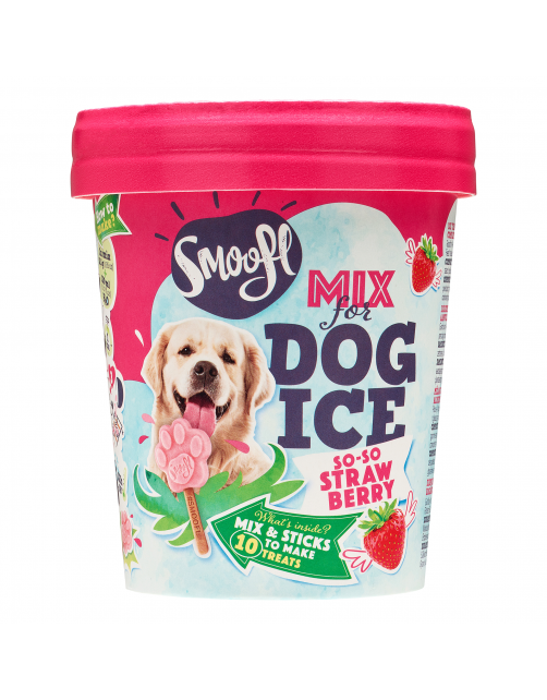 Smoofl | Aardbeien Mix voor Hondenijsjes