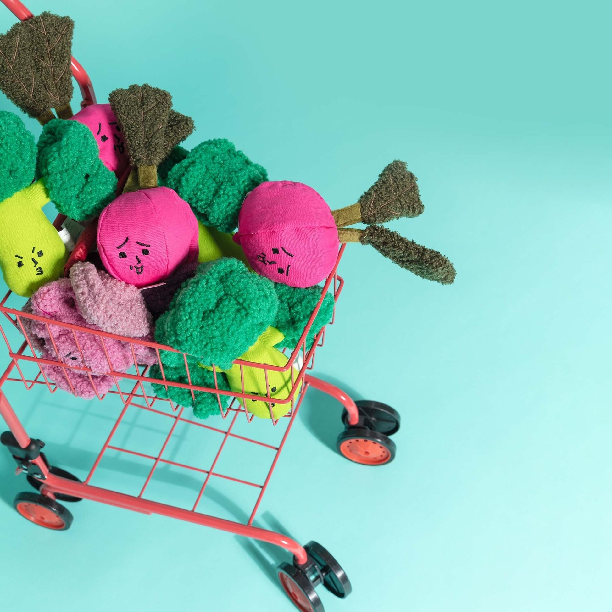 The Furryfolks | Snuffelspeelgoed – Broccoli - Golden Poms