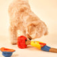 The Furryfolks | Snuffelspeelgoed - Surfer Hooman - Golden Poms