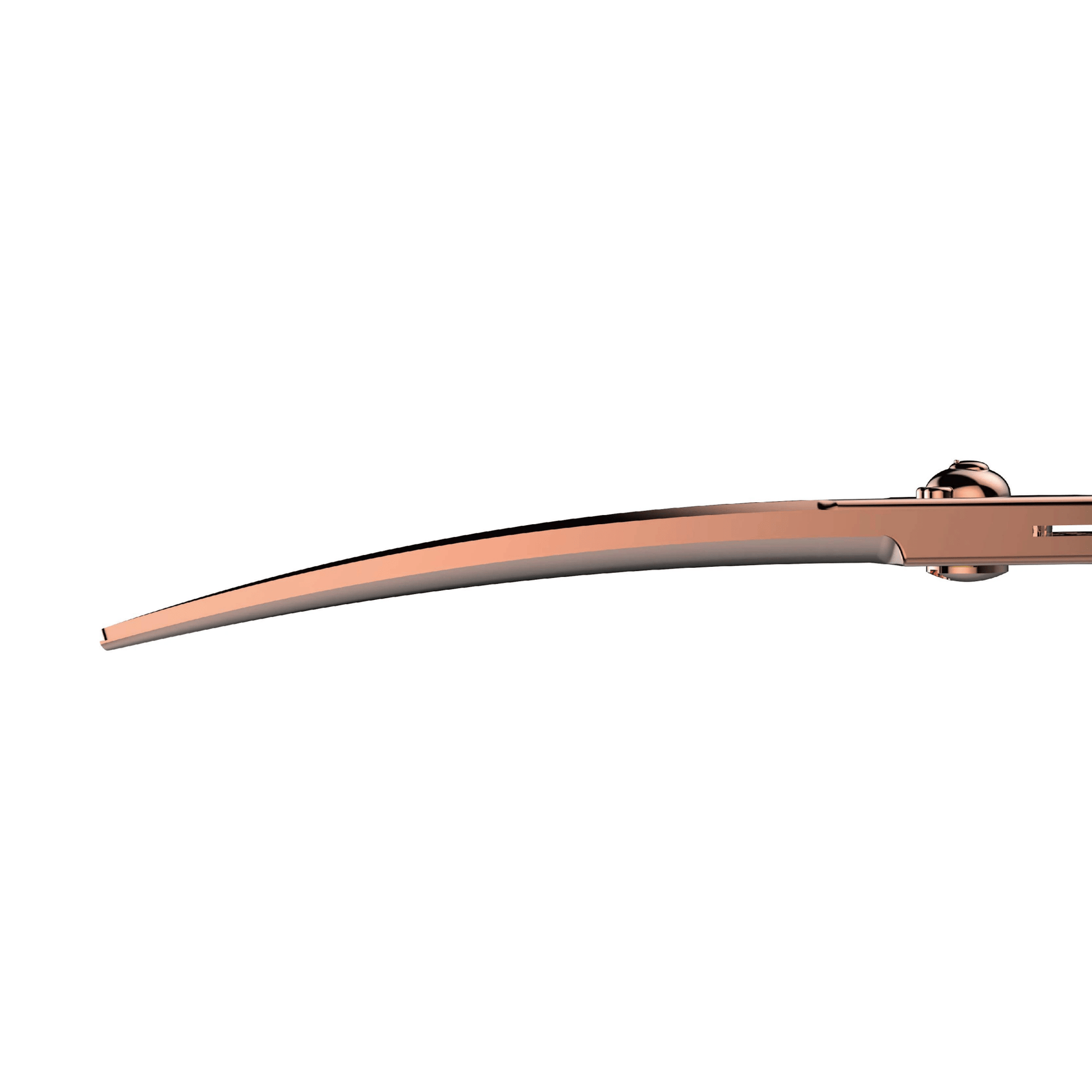 WindarePro - Moe Bear Rosegold | Gebogen Schaar - Golden Poms