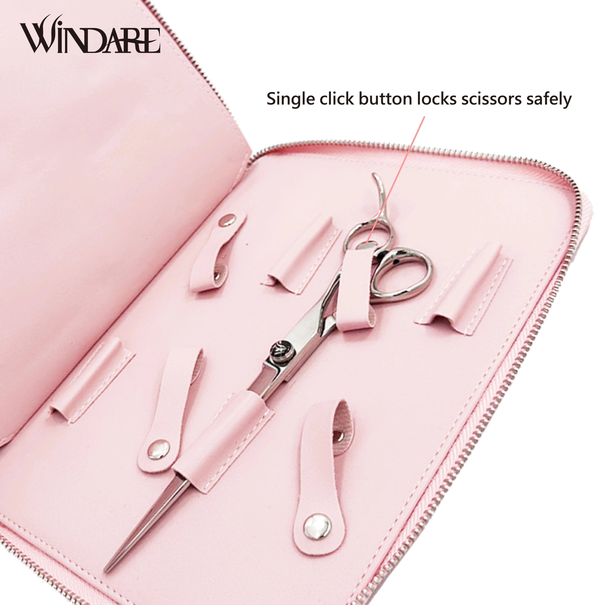 WindarePro - Scissors Bag | Mintgroen - Golden Poms