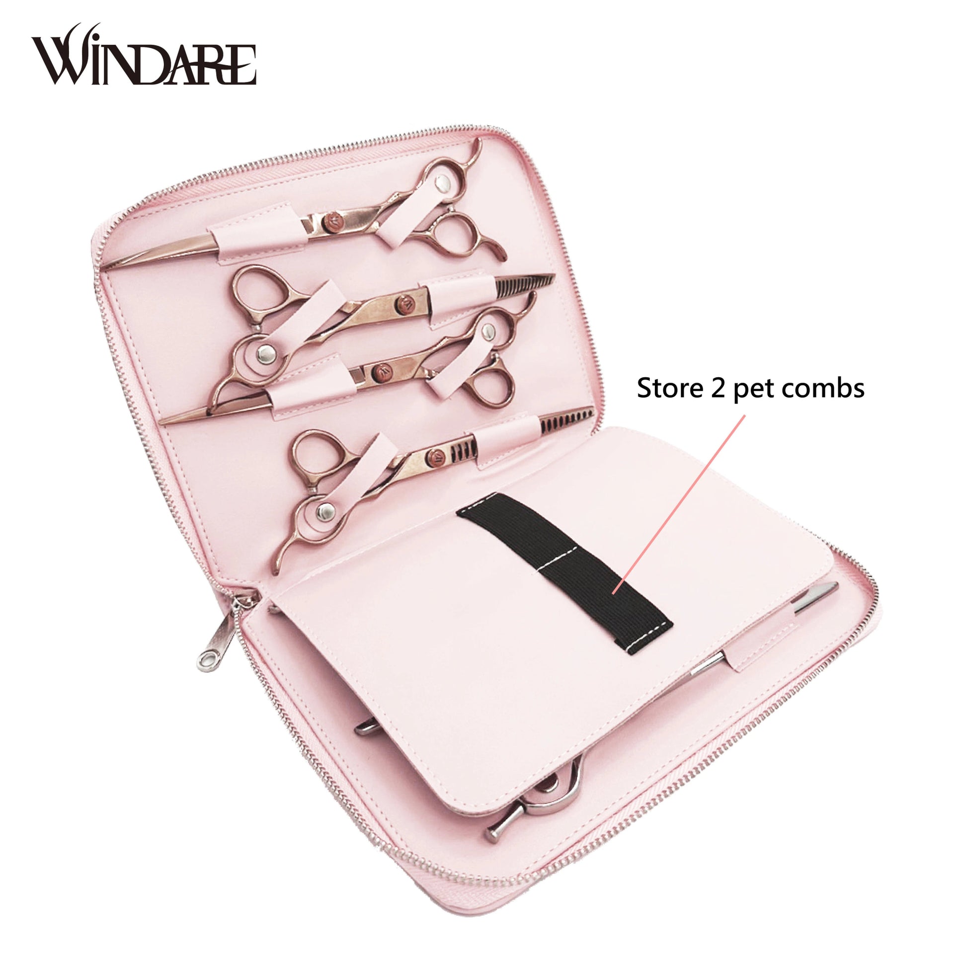WindarePro - Scissors Bag | Mintgroen - Golden Poms