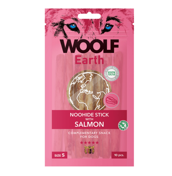 Woolf Earth Stick S - Salmon - Golden Poms