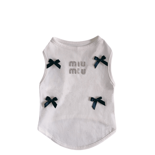 Zomer T-shirtje voor honden wit - Golden Poms